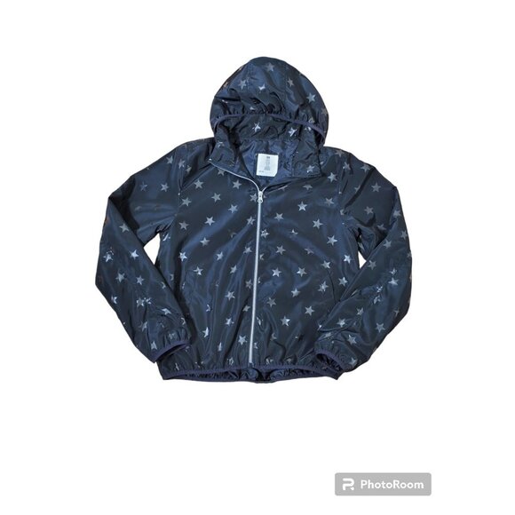 H&M Other - H&M Girls Wind Breaker Jacket Raincoat Size 13-14Y In Black